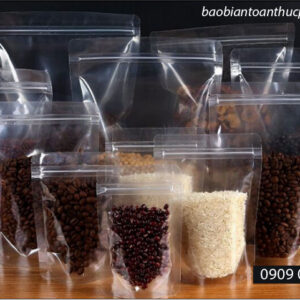 Túi zip trong đựng nước