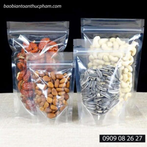 Túi zipper trong các size